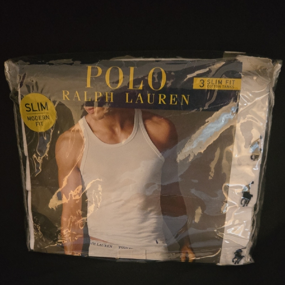 Polo by Ralph Lauren Classic White Tank Tops